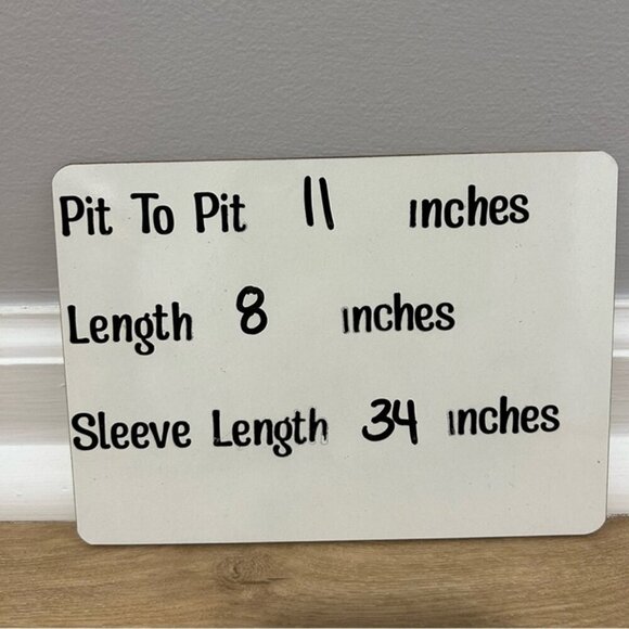 White Fox Forgetting You Ribbed Knit Long Sleeve Crop Top Women’s Size Medium - Picture 9 of 9